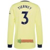 Oficiální Fotbalový Dres s Dlouhý Rukáv Arsenal Kieran Tierney 3 Hostující 2021-22 pro Muži
